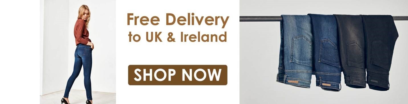 Belle De Paris Boutique - Shop Jeans and Trousers - Worldwide Delivery available - Free Delivery to UK and Ireland